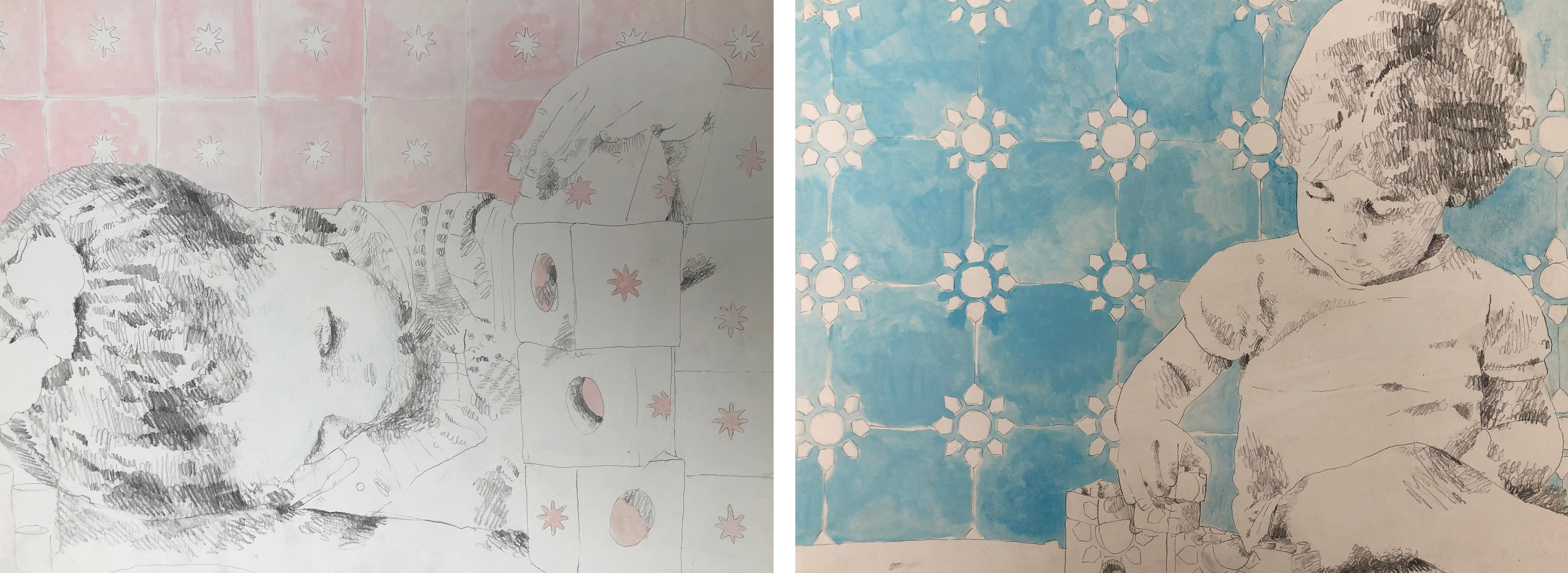Posdata Admiración and Apreciación, Diptych. From the Posdata series