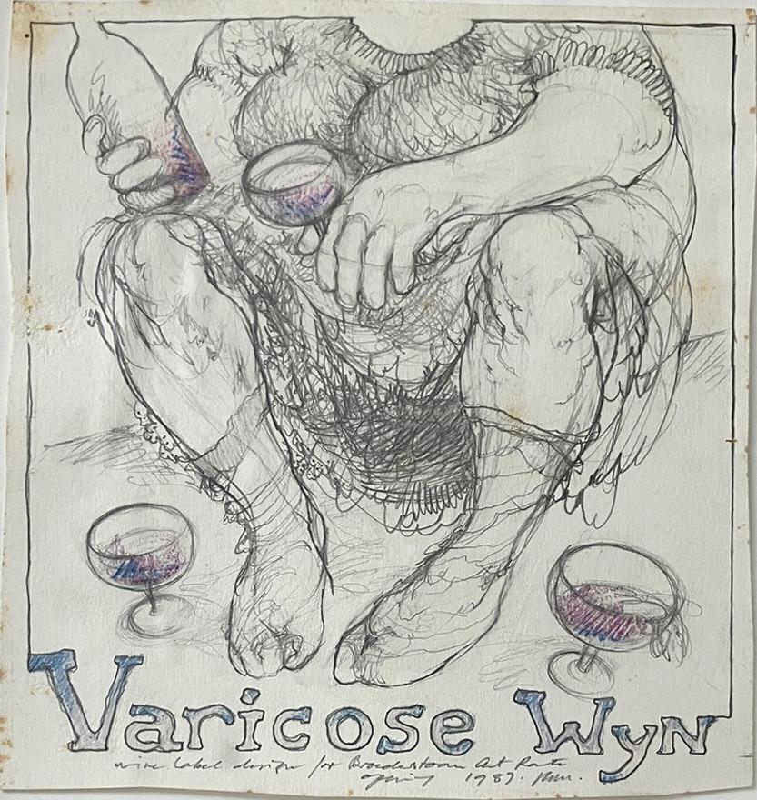 Varizen Wyn. Arbeit auf Papier – Art von Judith Mason