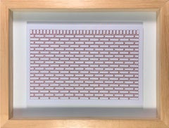 Isodomo, Gotico, Belga e Isodomo Grilla. Disegno astratto su carta.