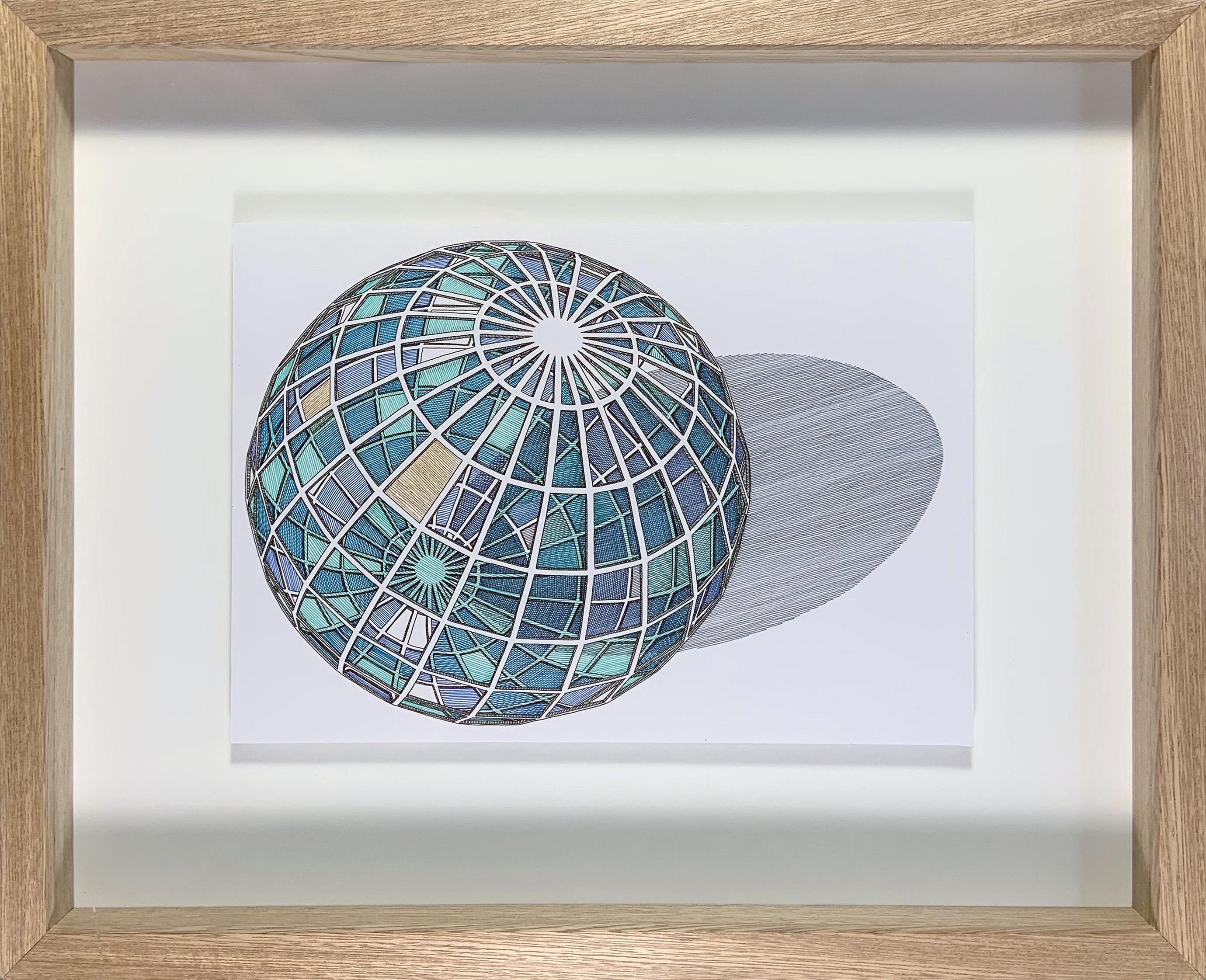 Set of 3 Abstract Drawings. From the series Illusions of the Line For Sale 2