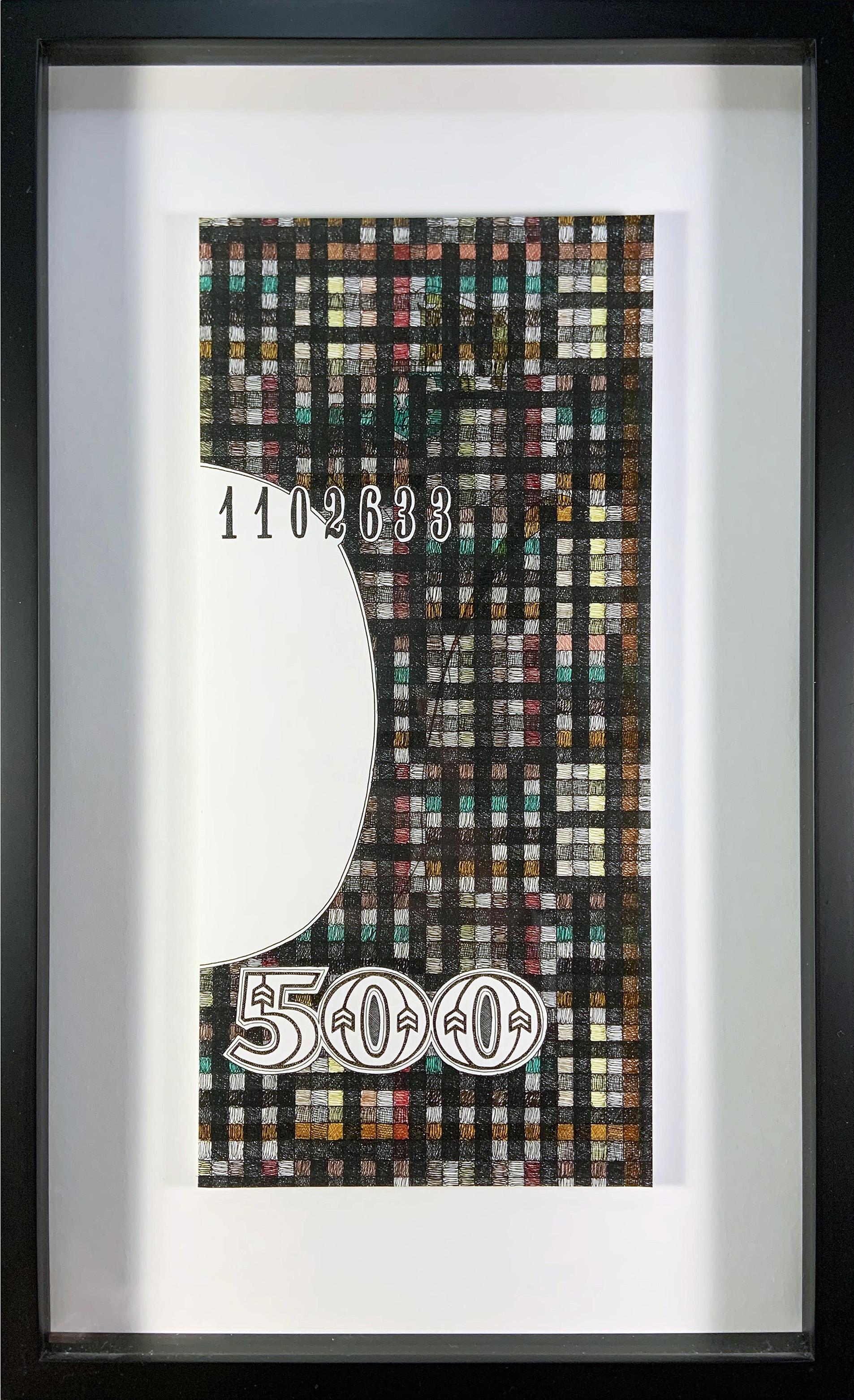 Anverso Derecha 100 / 500 Valor Real. De la série L'argent papier est blanc en vente 2