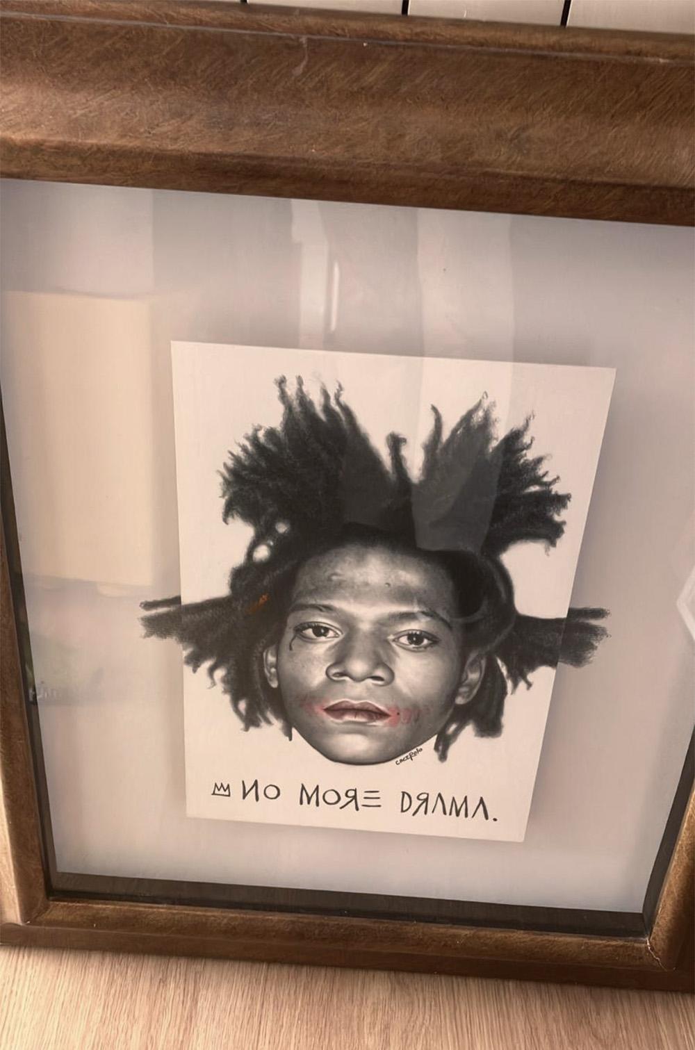 Portrait de Jean Michel Basquiat. De la série Maestros en vente 1