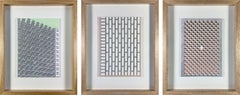 Bloques Huecos 3, Isodomo Bloques, Picos Tercio Triptych. Abstract Drawings