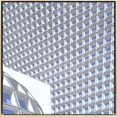 Esfera Cubos 2. From The Illusions of the Line Series