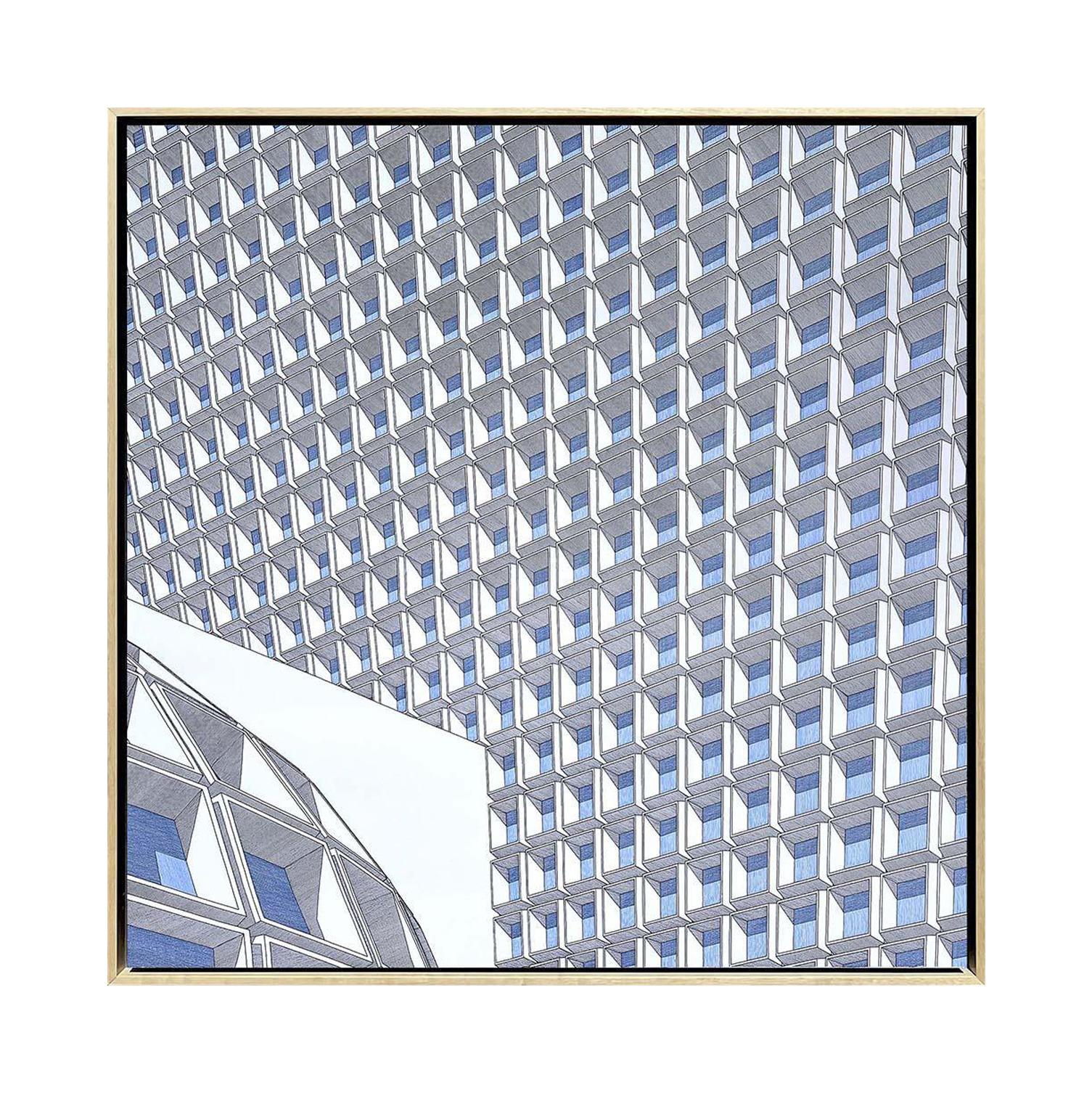 Esfera Cubos 2. From The Illusions of the Line Series For Sale 1