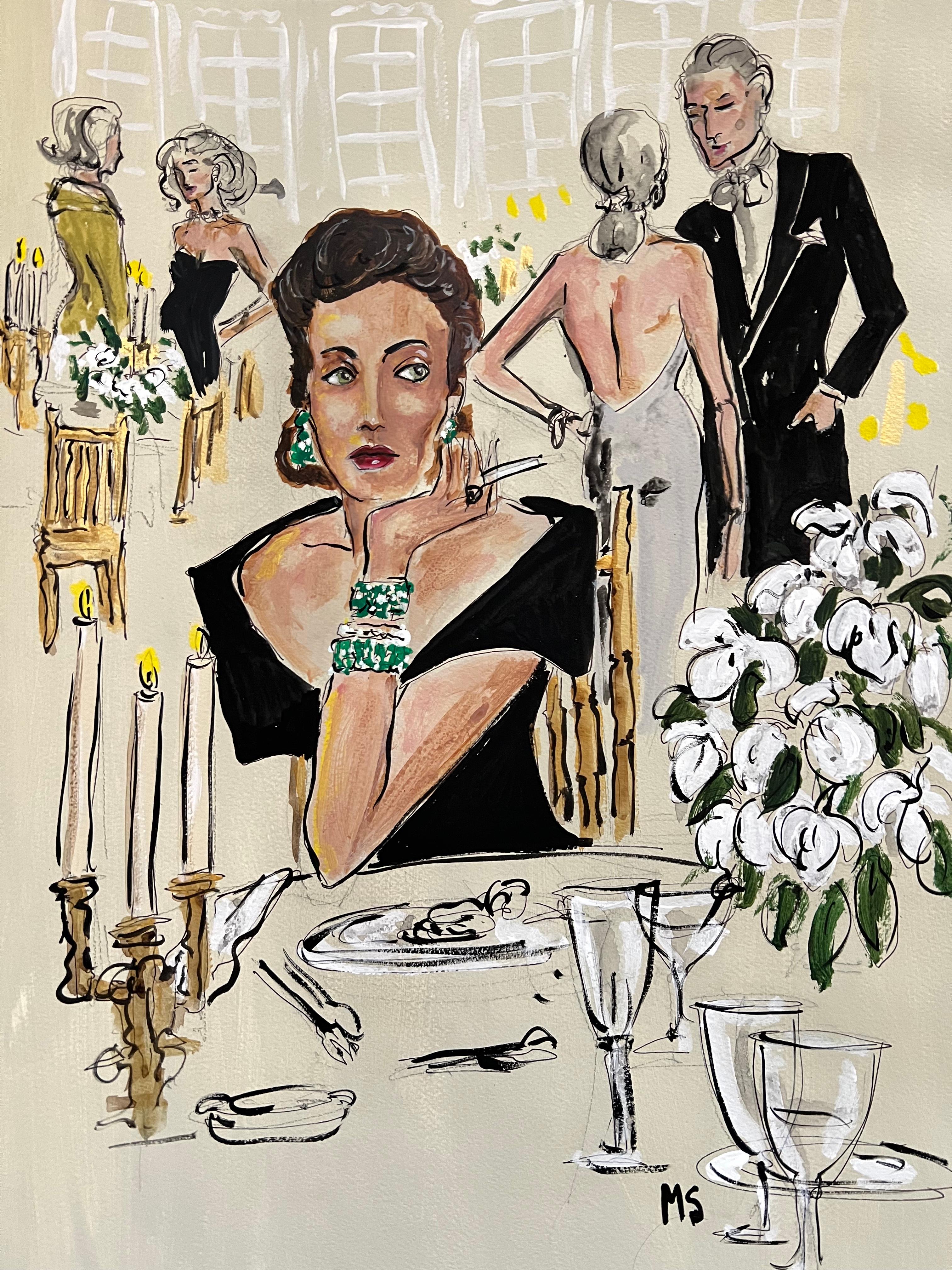 Manuel Santelices Figurative Art – The Benefizgala