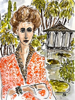 Marella Agnelli and Gianni Agnelli in Marrakesh. Diptych