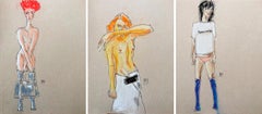 Balenciaga Herbst, Proenza Schouler und Vetements Herbst, Triptychon