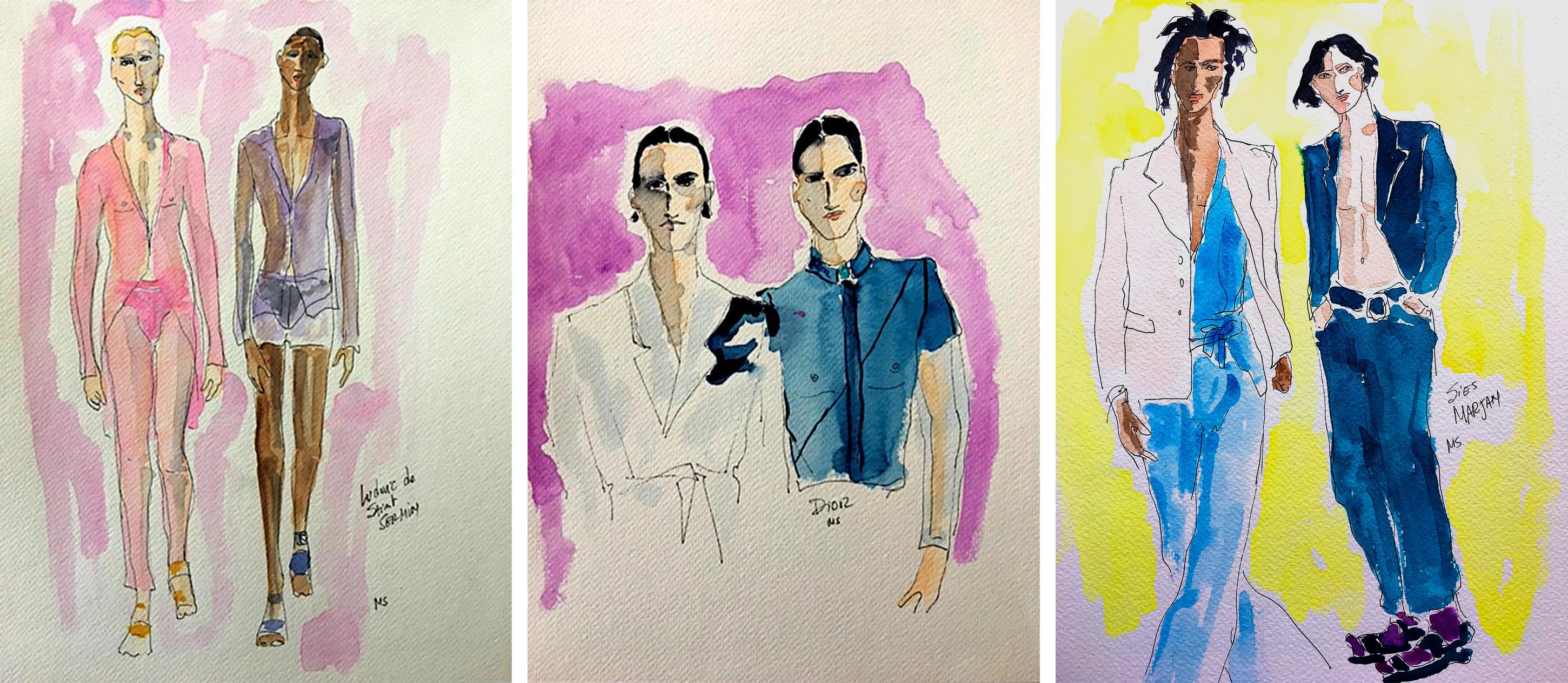 Ludovic de Saint Sernin, Dior e Sies Marjan, Trittico