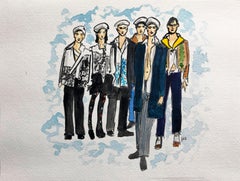 Prada Men's Fall Fashion show and Olivier Rousteing and His Collection, Diptych