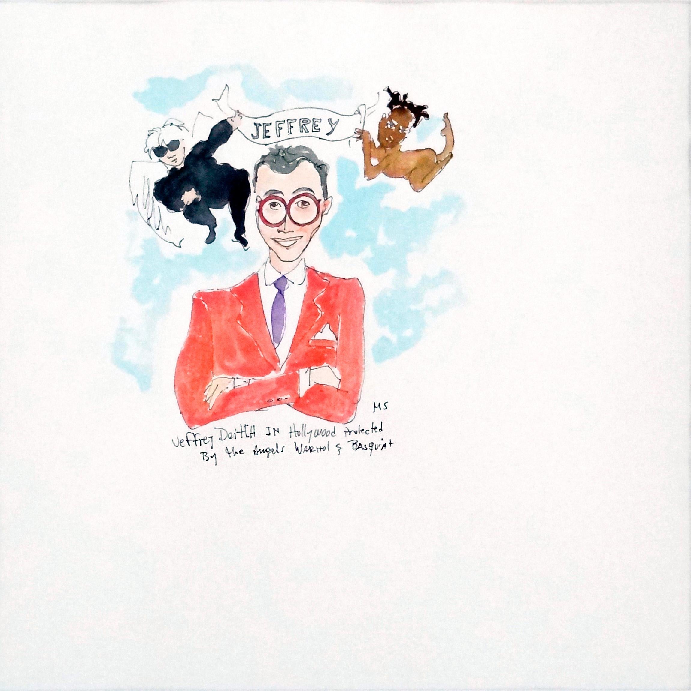 The Art World Series, Aquarell auf Archivpapier im Angebot 1