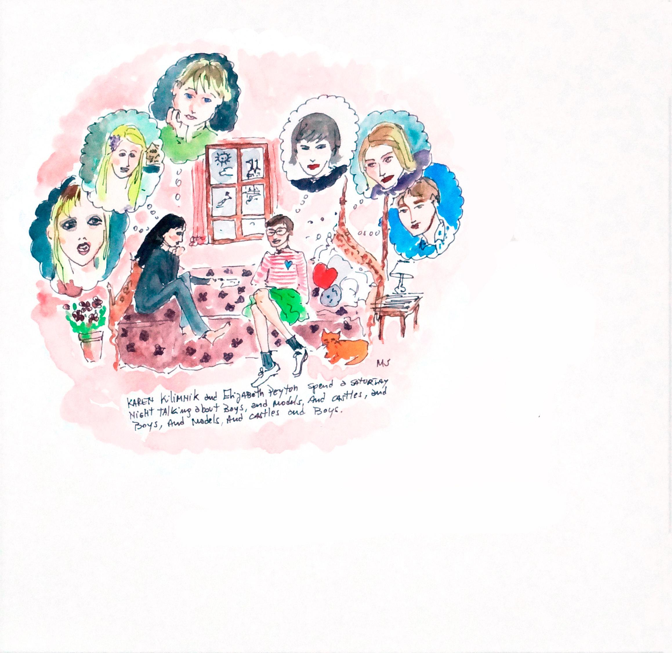 The Art World Series, Aquarell auf Archivpapier im Angebot 2