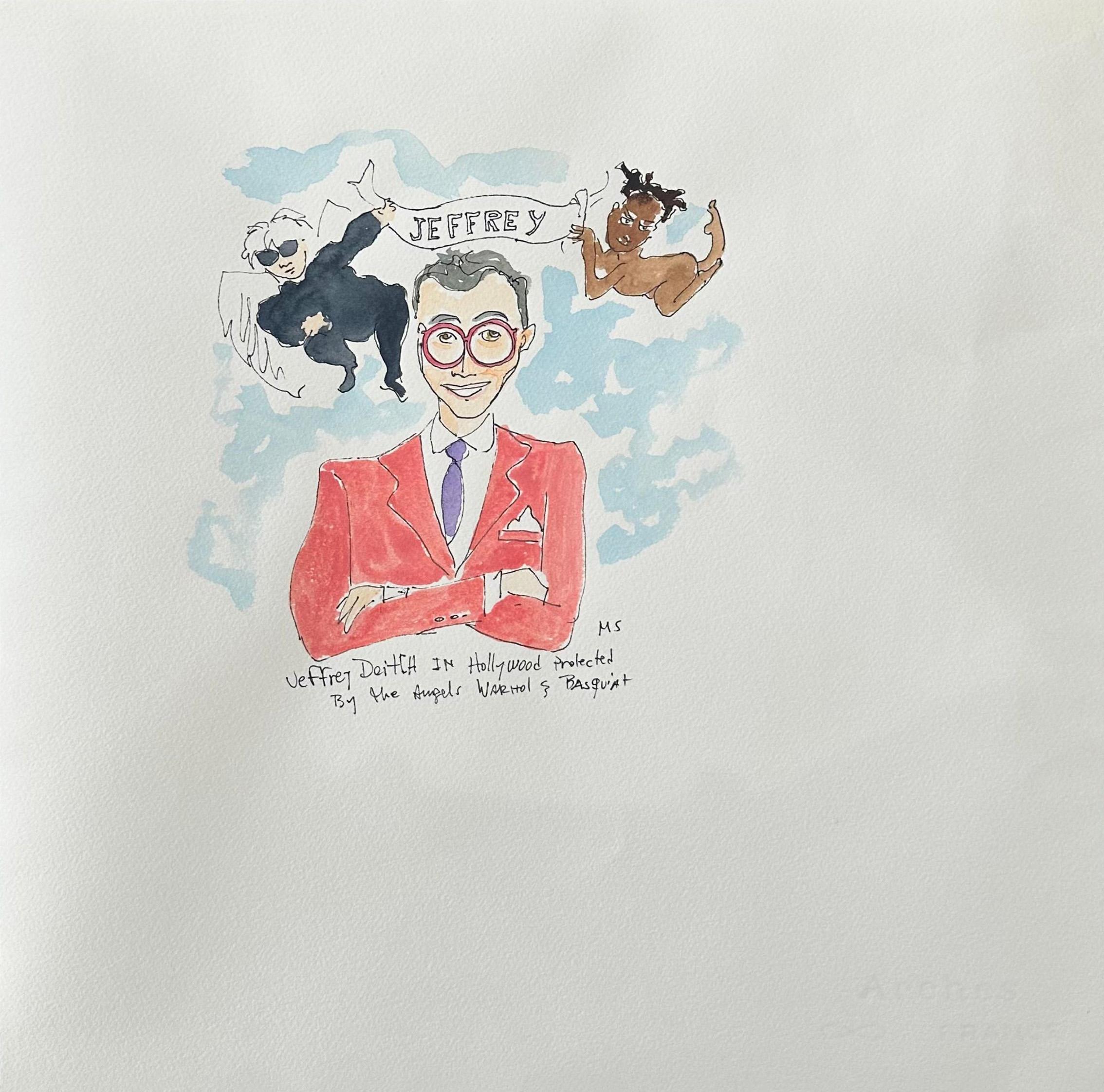 The Art World Series, Acquerello su carta d'archivio in vendita 2