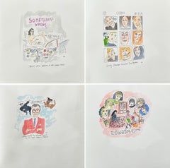 The Art World Series, Acquerello su carta d'archivio