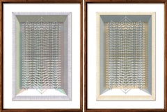 Fig. 8 BASE MORADO und NEUTRO, Diptychon. Aus der Serie Dibujar el Tiempo