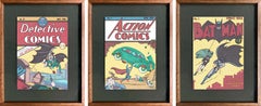 1.0 M (DETECTIVE COMICS), 3.2 M (ACTION COMICS) and 1.2M BAT MAN, Triptych