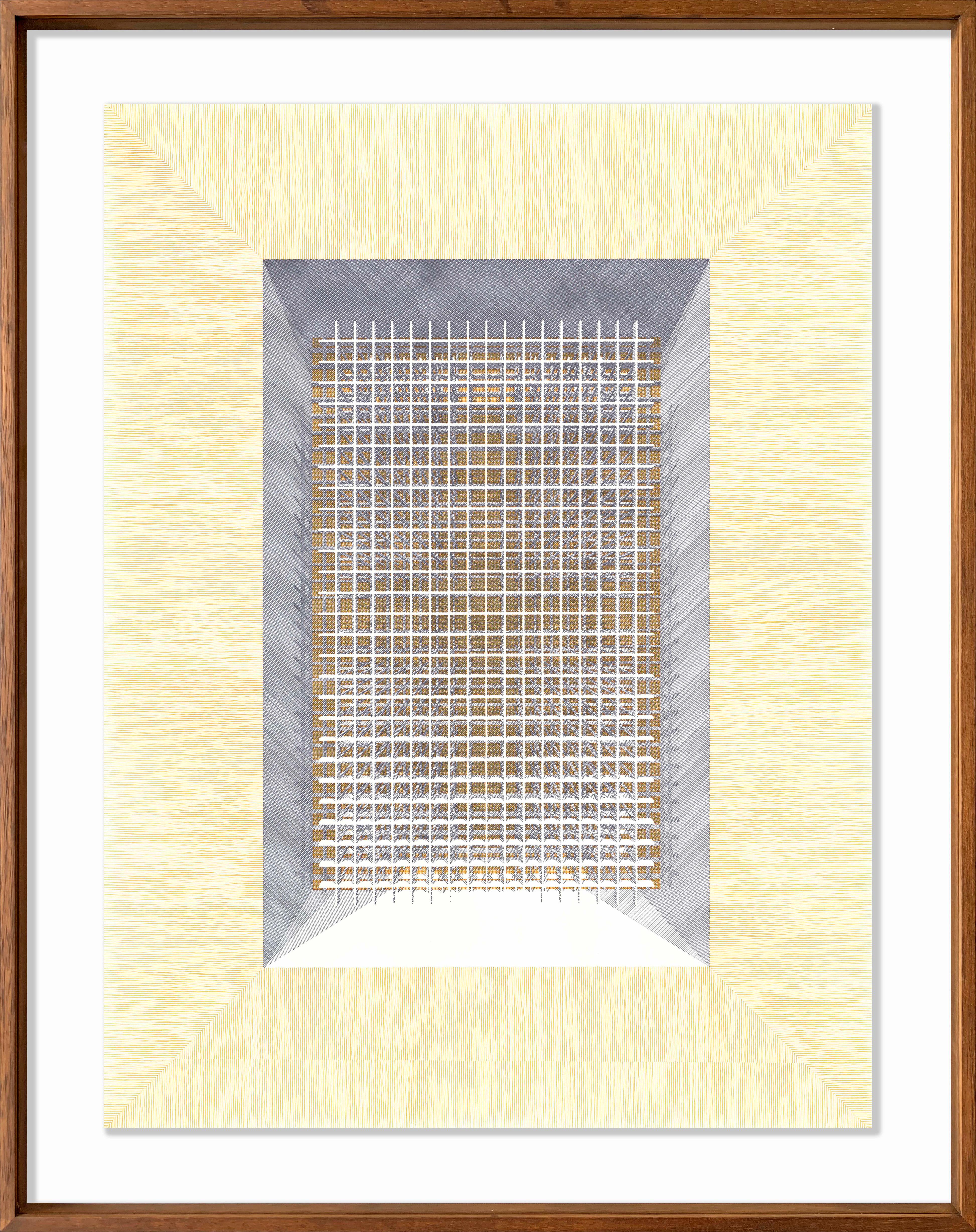 Rodrigo Spinel  Abstract Drawing – Abb. 9 BASE. Aus der Serie Dibujar el Tiempo