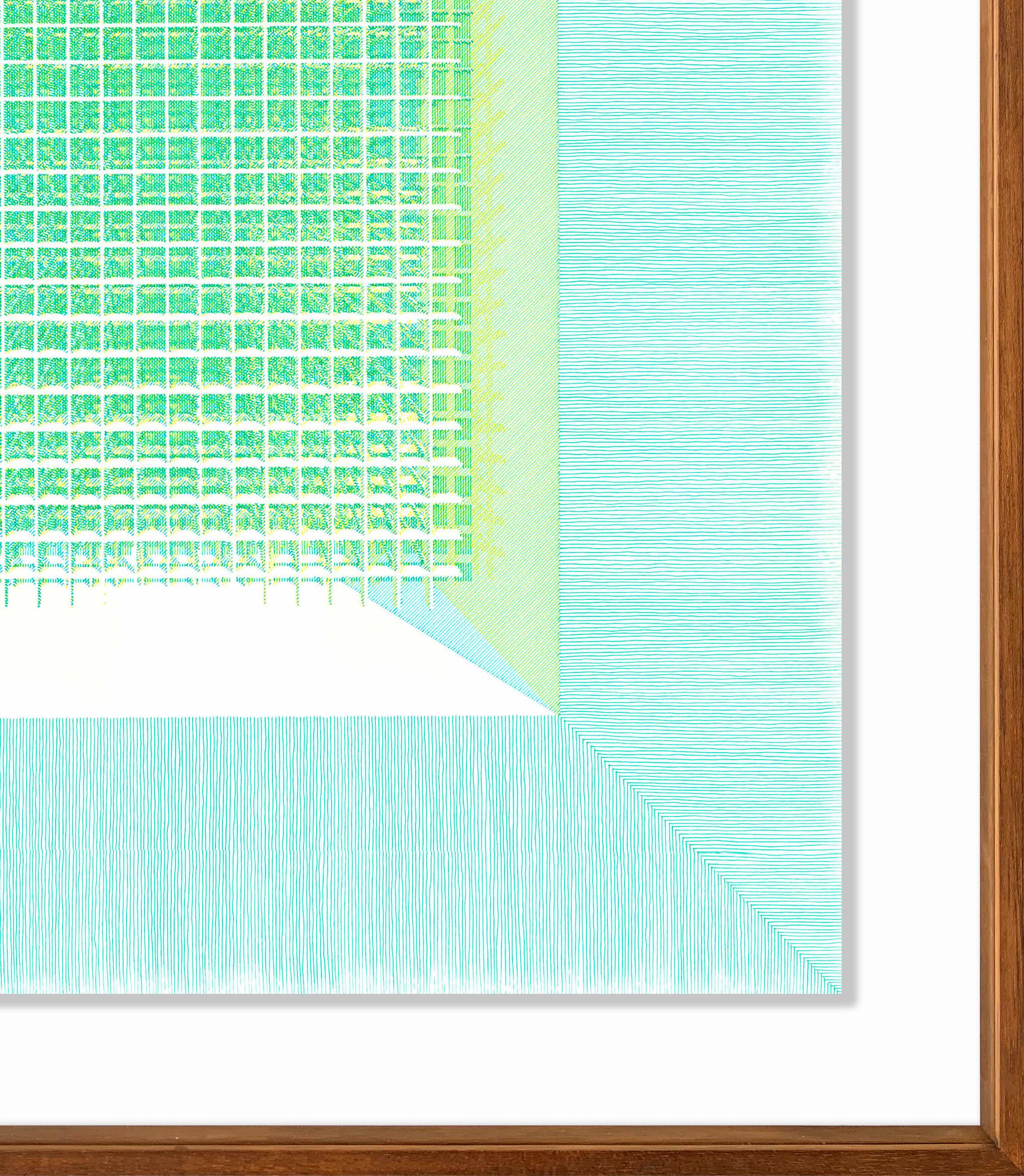 Fig. 9 BASE VERDE. From The Dibujar el Tiempo Series For Sale 1
