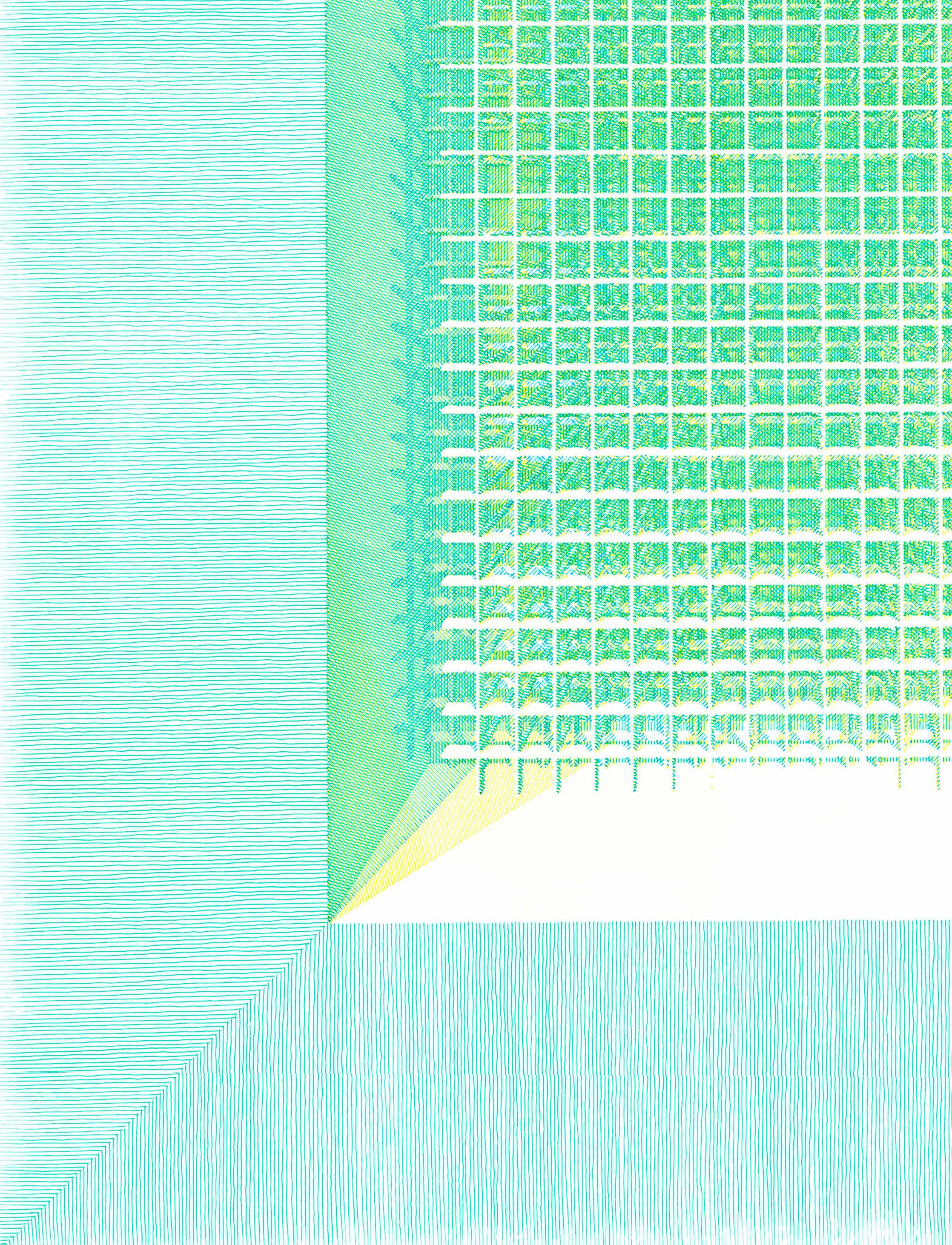 Fig. 9 BASE VERDE. From The Dibujar el Tiempo Series For Sale 3
