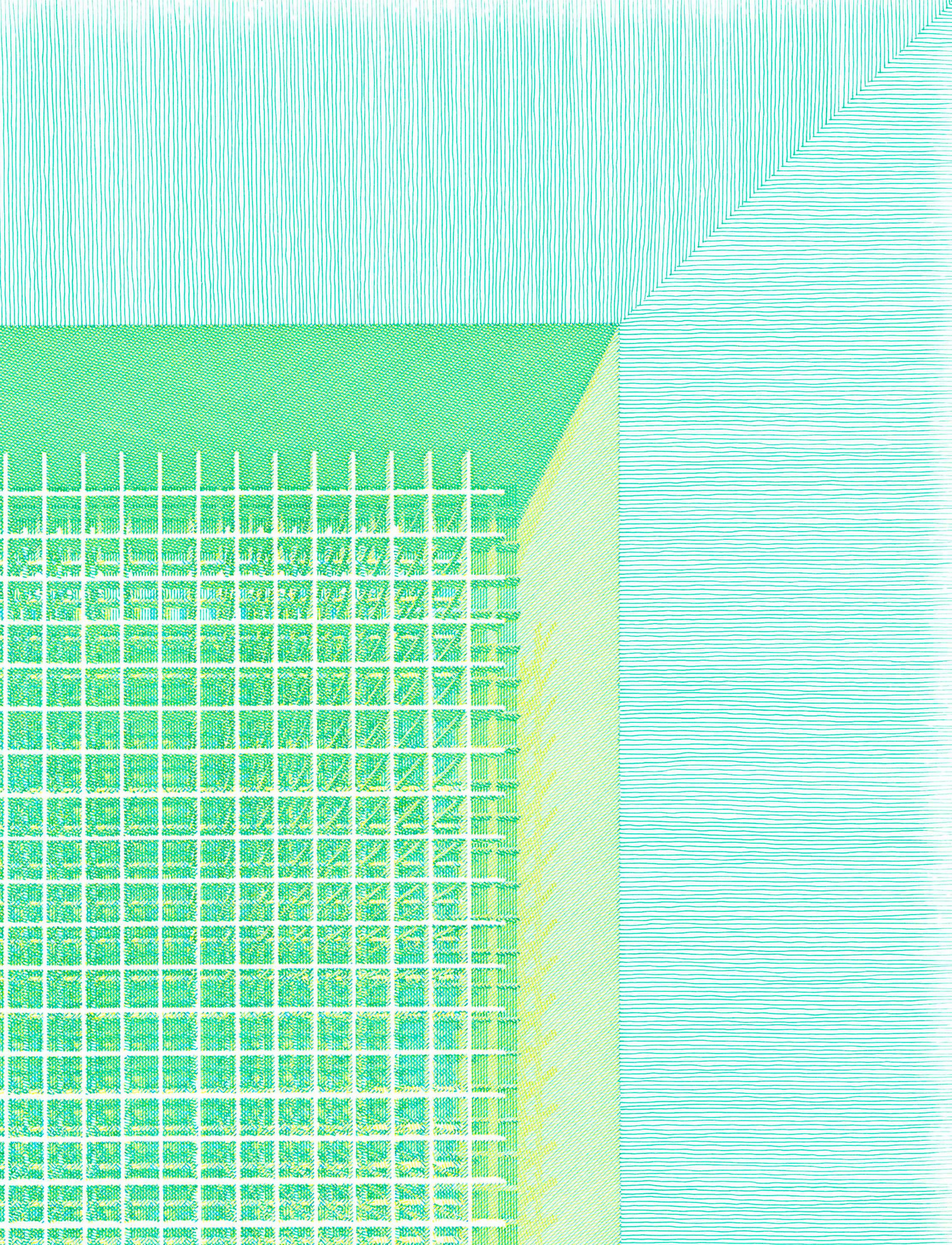 Fig. 9 BASE VERDE. From The Dibujar el Tiempo Series For Sale 2