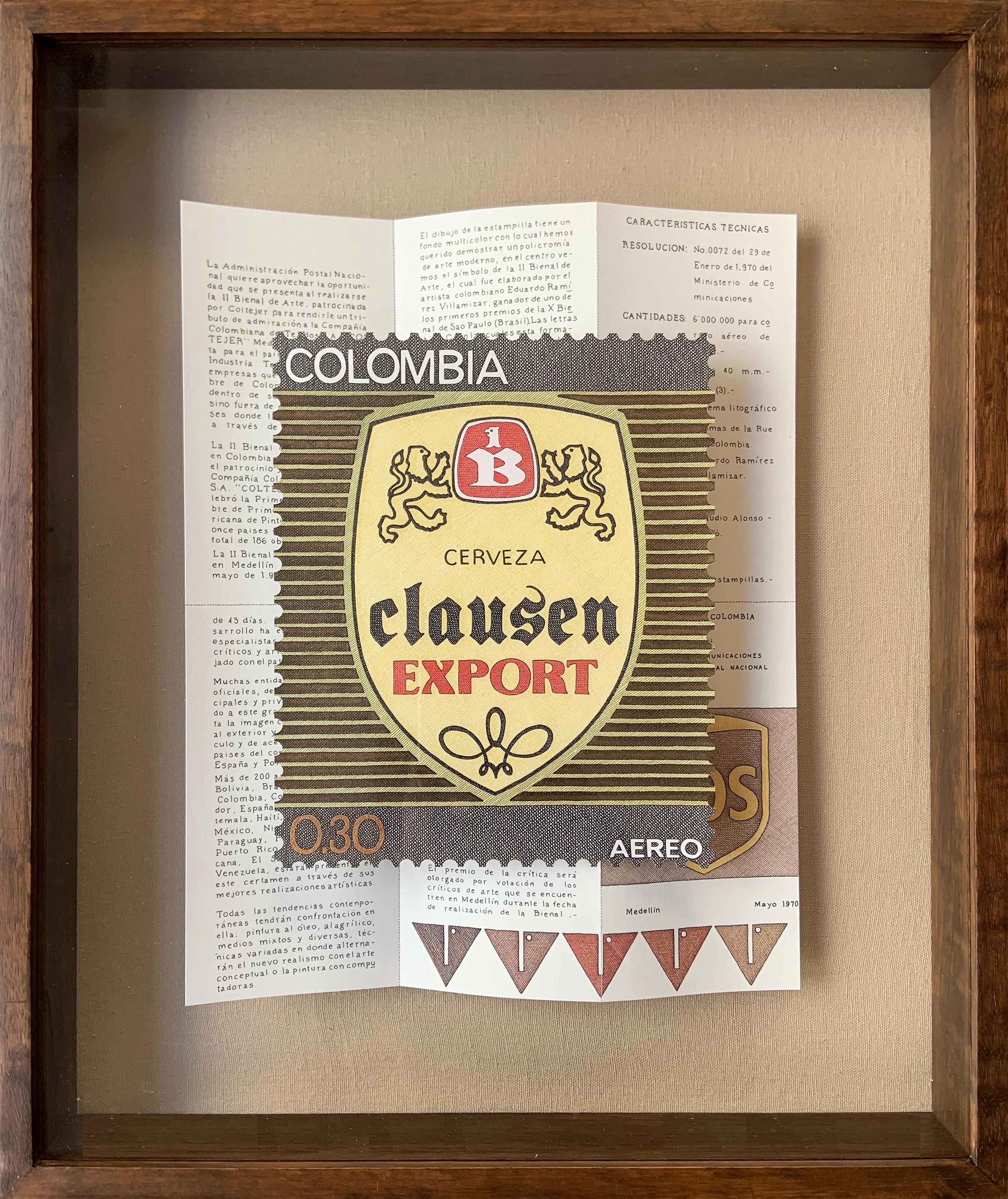 Clausen and Bavaria. Stamp, Diptych. From the series Terms and Conditions - Art by Rodrigo Spinel 