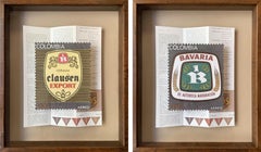Clausen and Bavaria. Stamp, Diptych. From the series Terms and Conditions