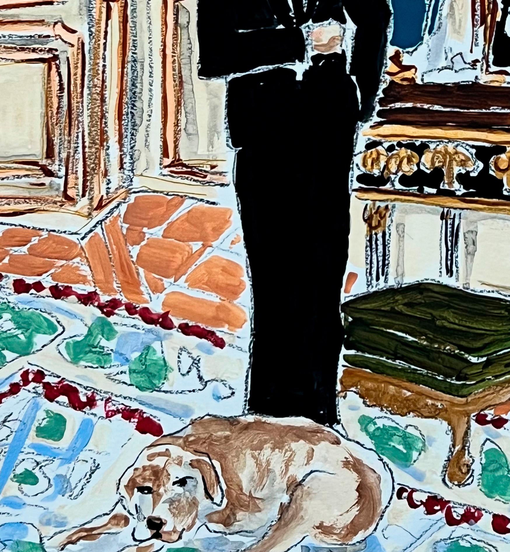Givenchy in Paris. From the Fashion series - Beige Interior Art by Manuel Santelices
