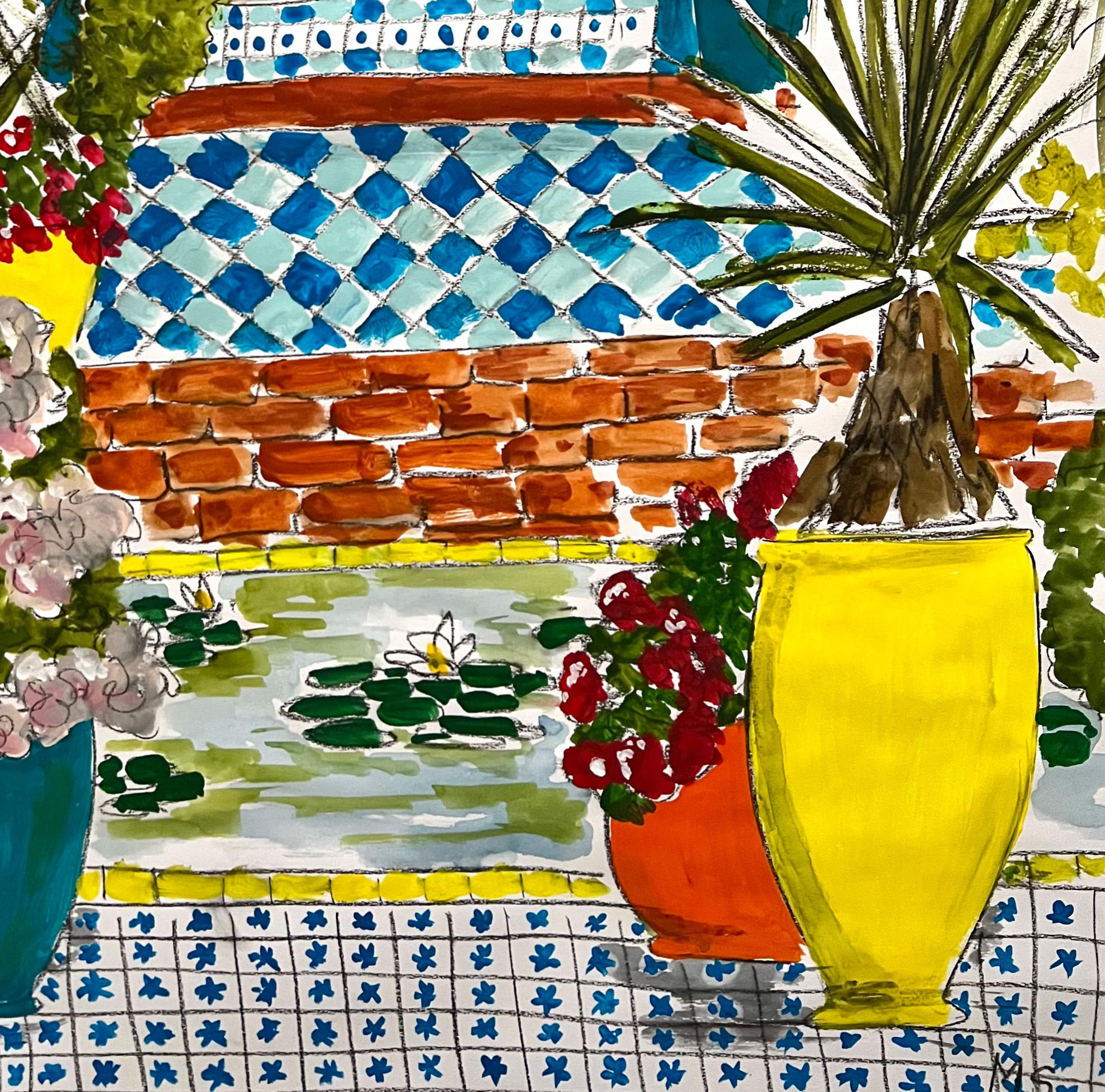 I Giardini di Majorelle. Dalla serie Interiors - Interior Art Beige di Manuel Santelices
