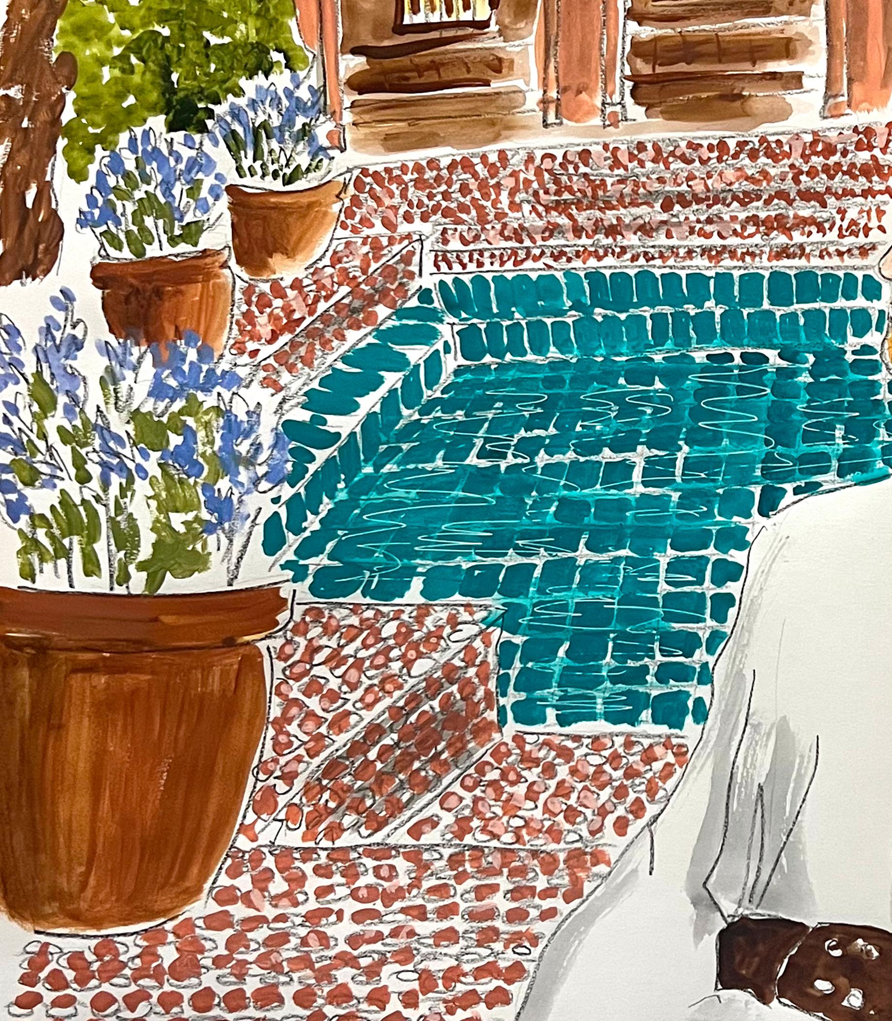 Yves in Tangier. From the Fashion series - Contemporary Art by Manuel Santelices