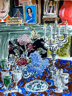 La table de Dries Van Noten. De la série Intérieurs
