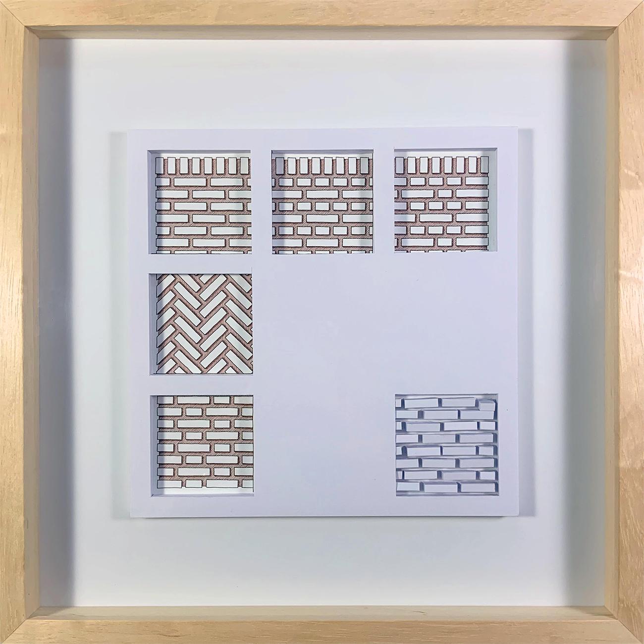 Set of 4 Abstract Drawings. From the series Illusions of the Line For Sale 4