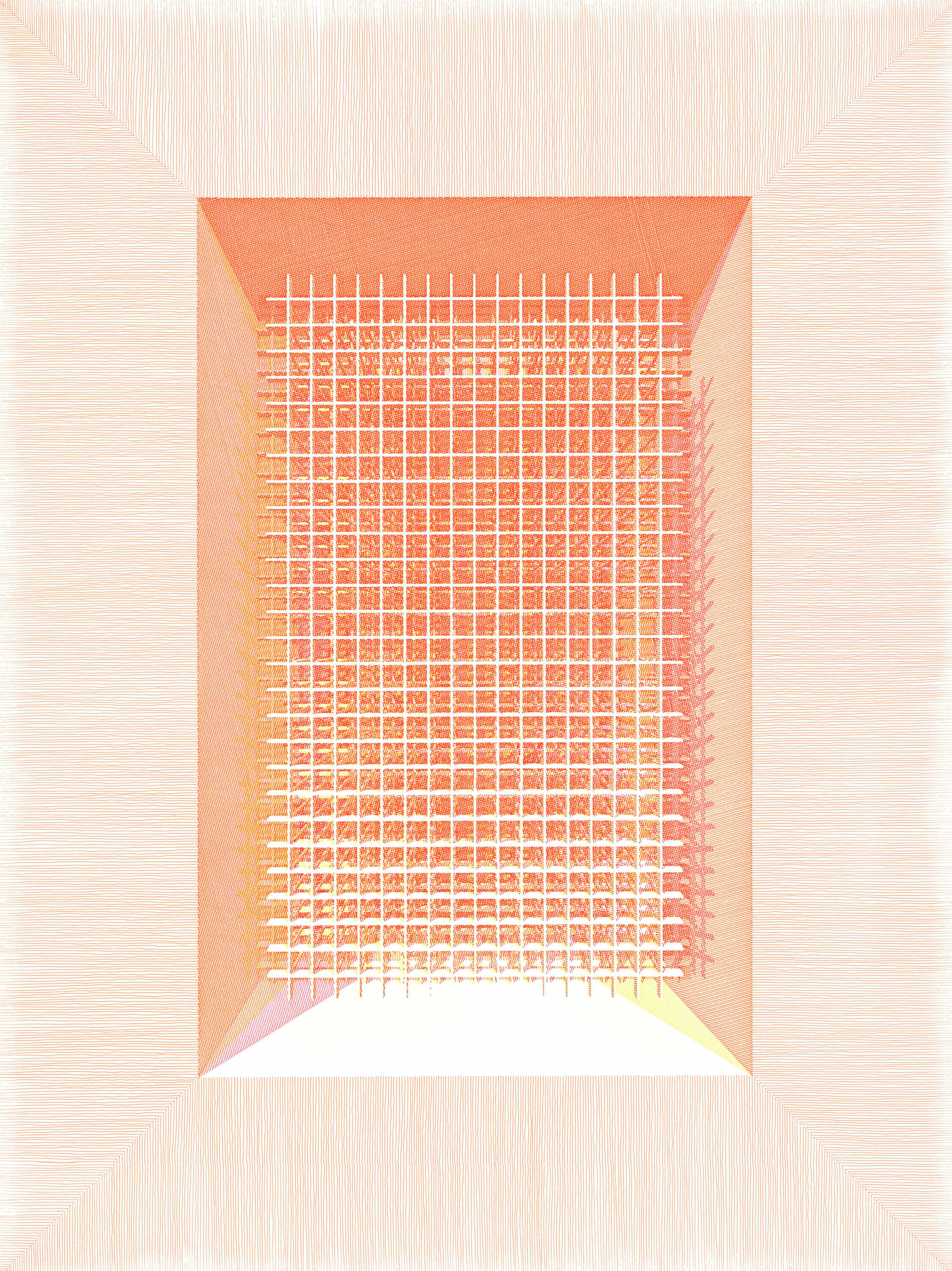 Fig. 9 BASE VERDE y NARANJA, Díptico. De la serie Dibujar el Tiempo en venta 2