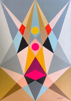 Joyful Connection and Brilliance, Diptych. Works on paper