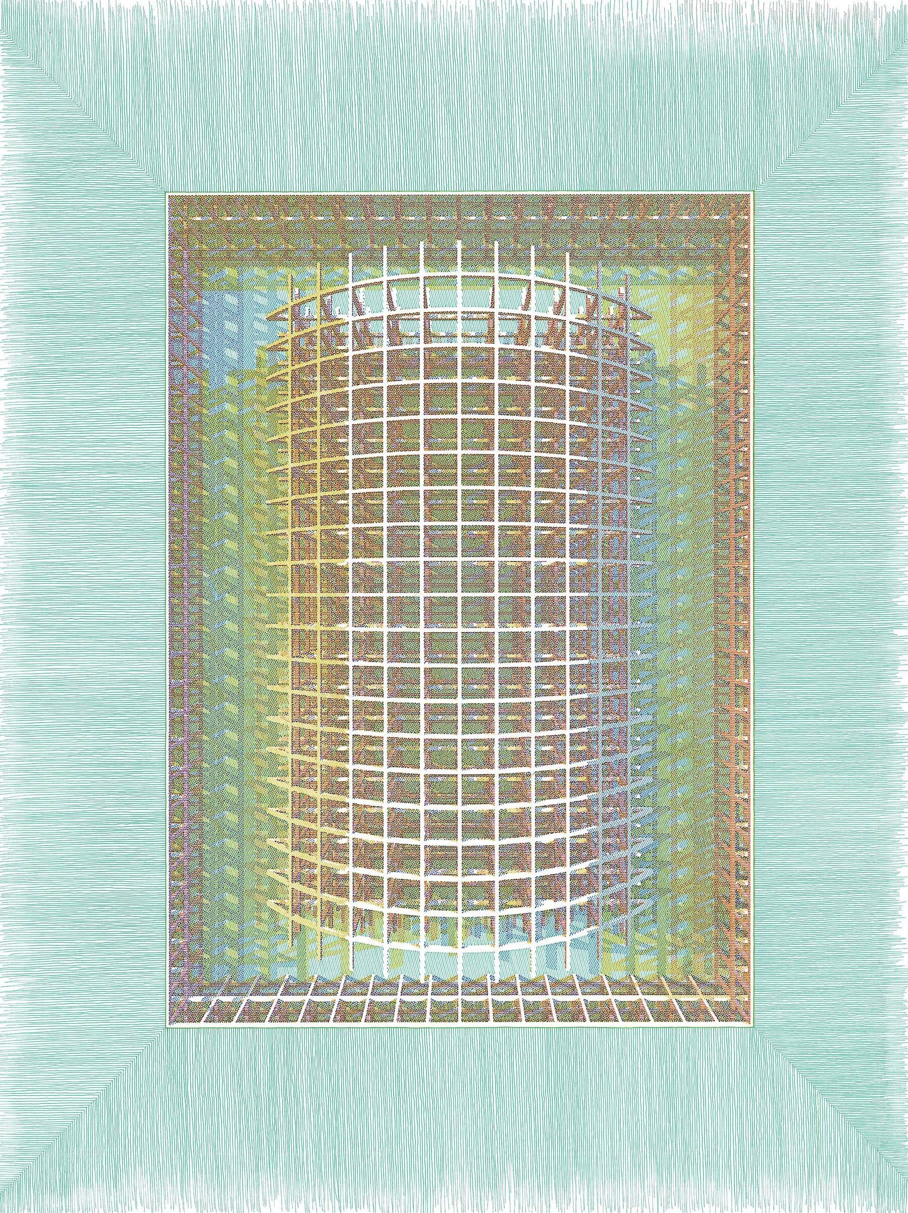 Fig. 7 BASE VERDE. From The Dibujar el Tiempo Series For Sale 1