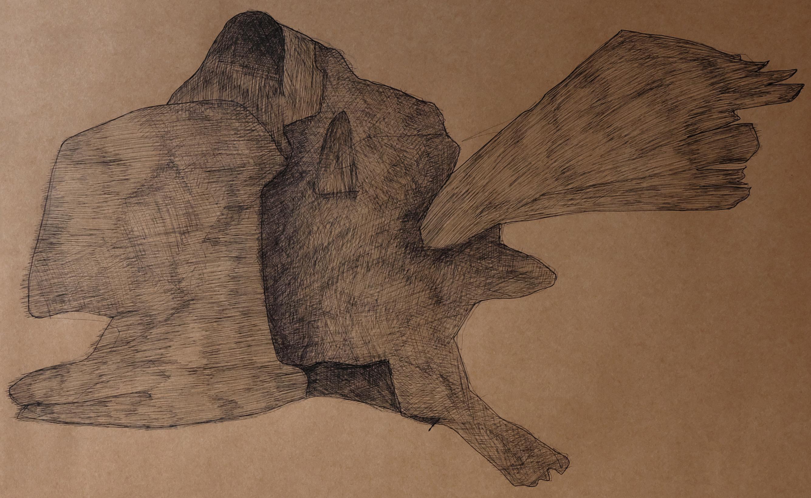 Anamorphia N11. Works on paper - Art by Rita Alaoui
