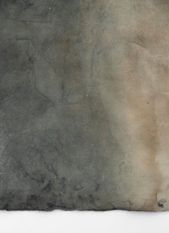 Sehnsucht. Abstraktes Gemälde in Mischtechnik  zu Awagami  Papier