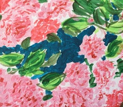 Peonies. Acrylic on paper. Sill life Painting