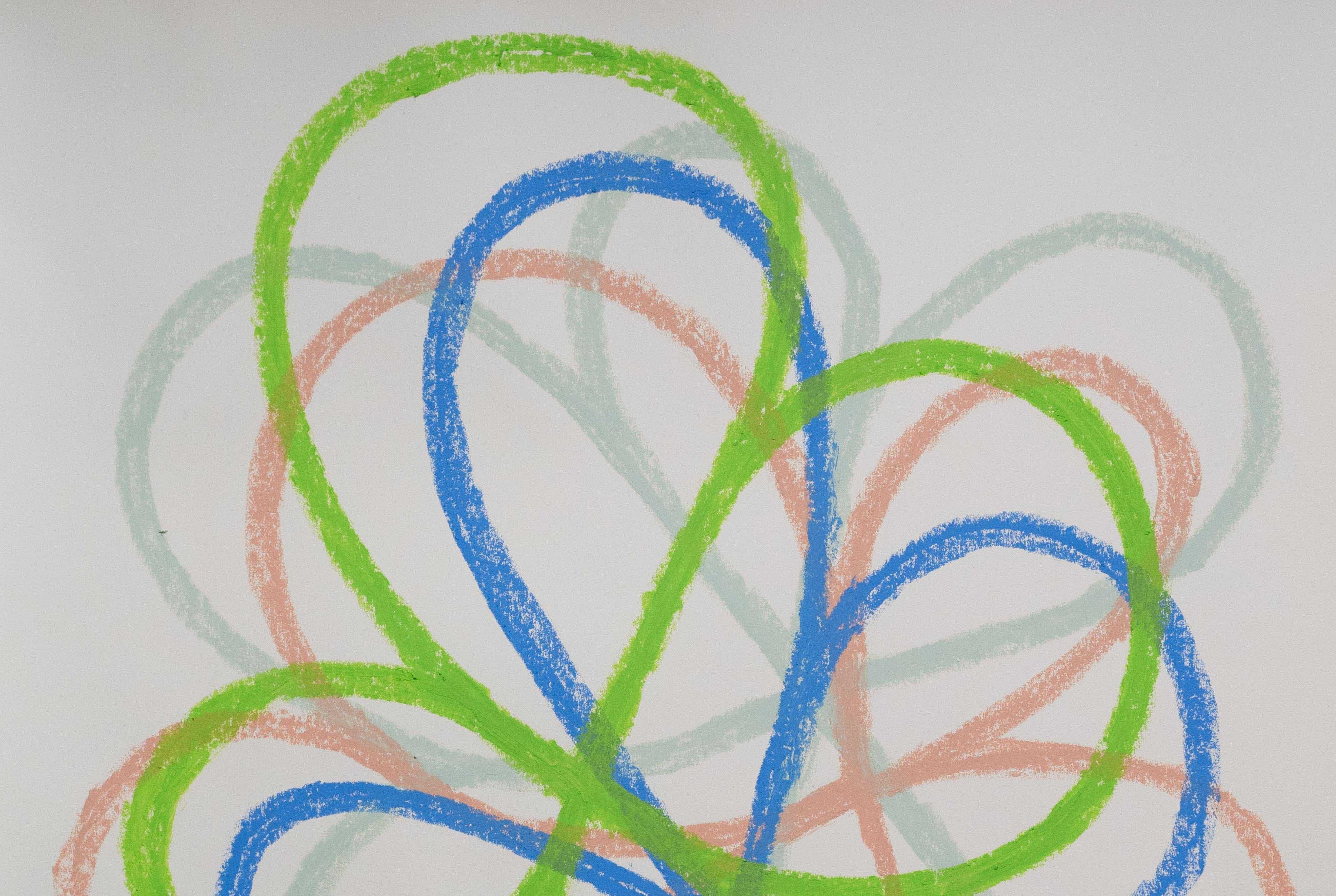 Untitled 2. From La materialidad del tiempo (The Materiality of Time) Series - Painting by Juan Carlos Amador