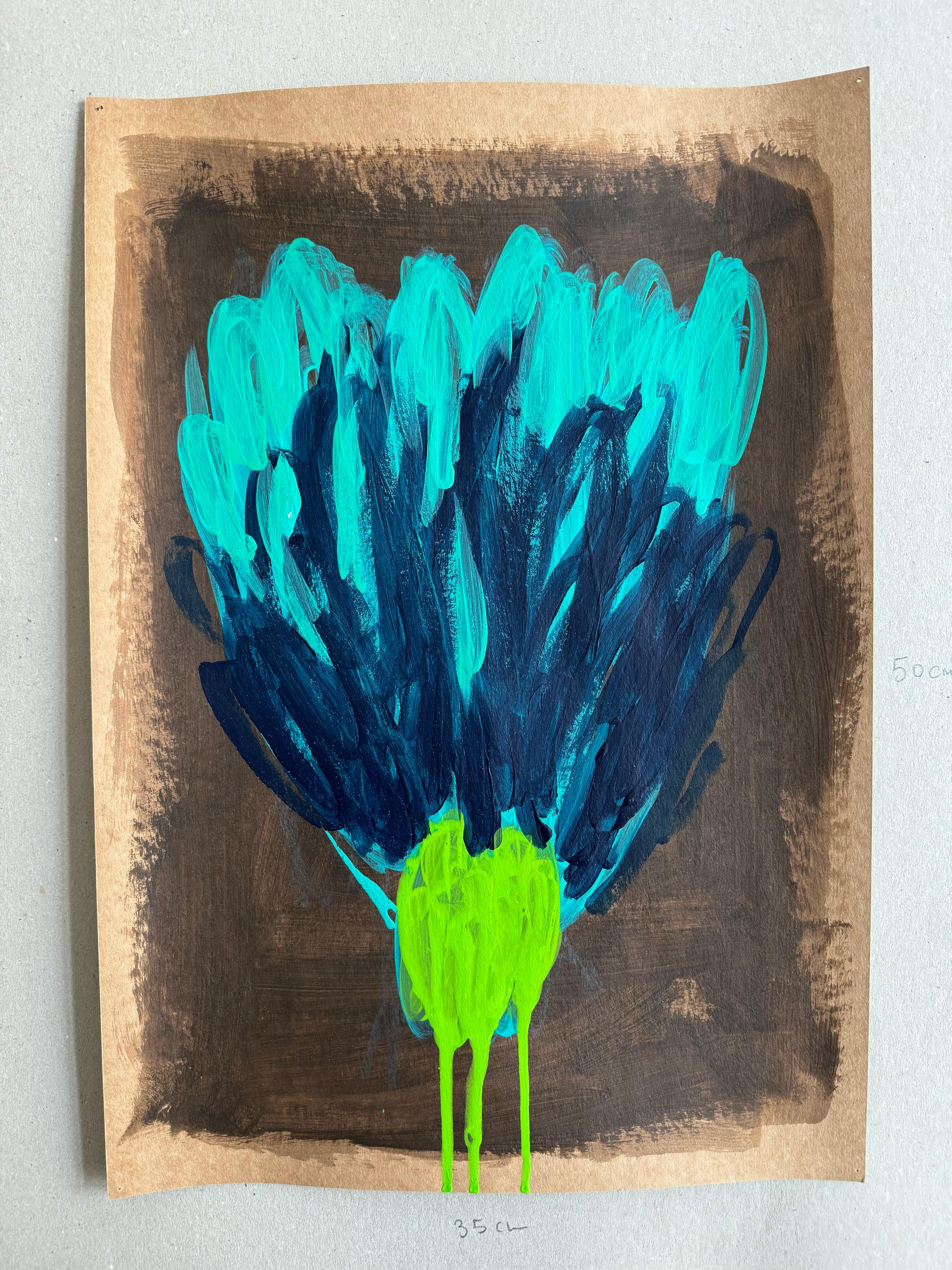 Bloom 22. Works on paper - Art by Rita Alaoui