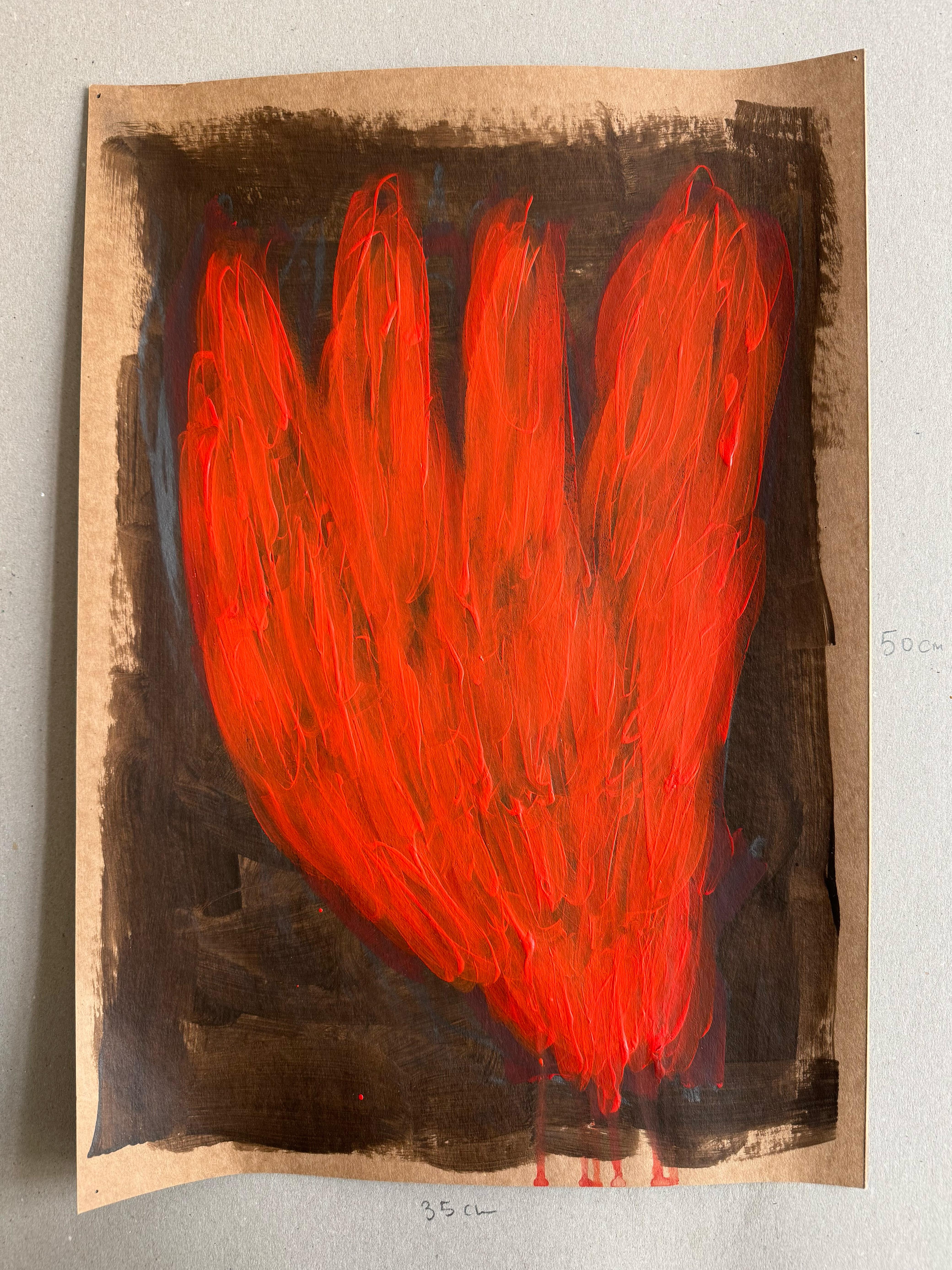 Bloom 23. Works on paper - Art by Rita Alaoui