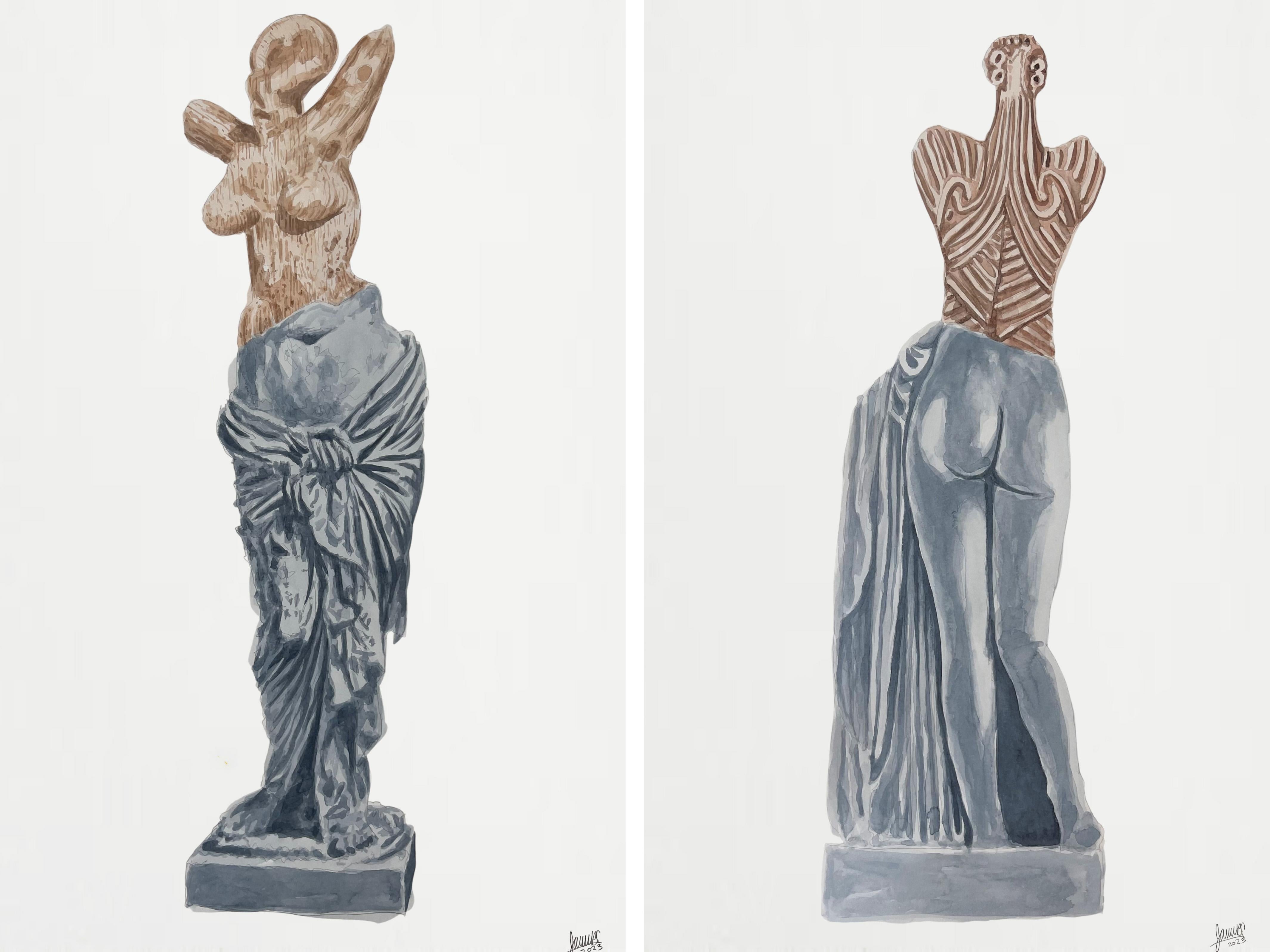 Still-Life di James Bonachea Guerra - Dittico Double Standard 9 e 10. Dalla serie Double Standard.