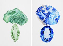 La memoria de narciso 3 und 4. Diptychon. Die Serie Erinnerung an Narzissen.