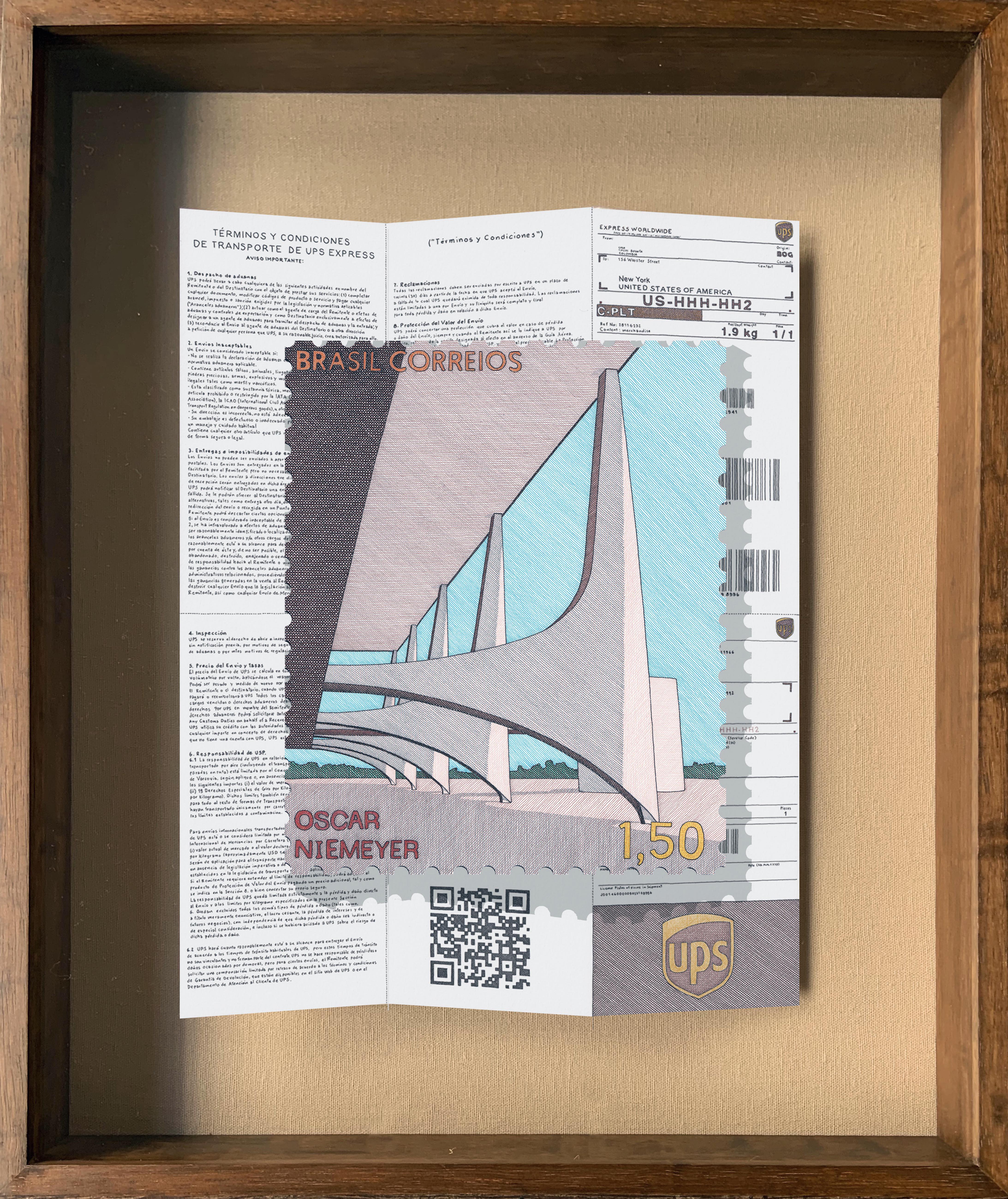 Rodrigo Spinel  Abstract Drawing - Oscar Neimeyer