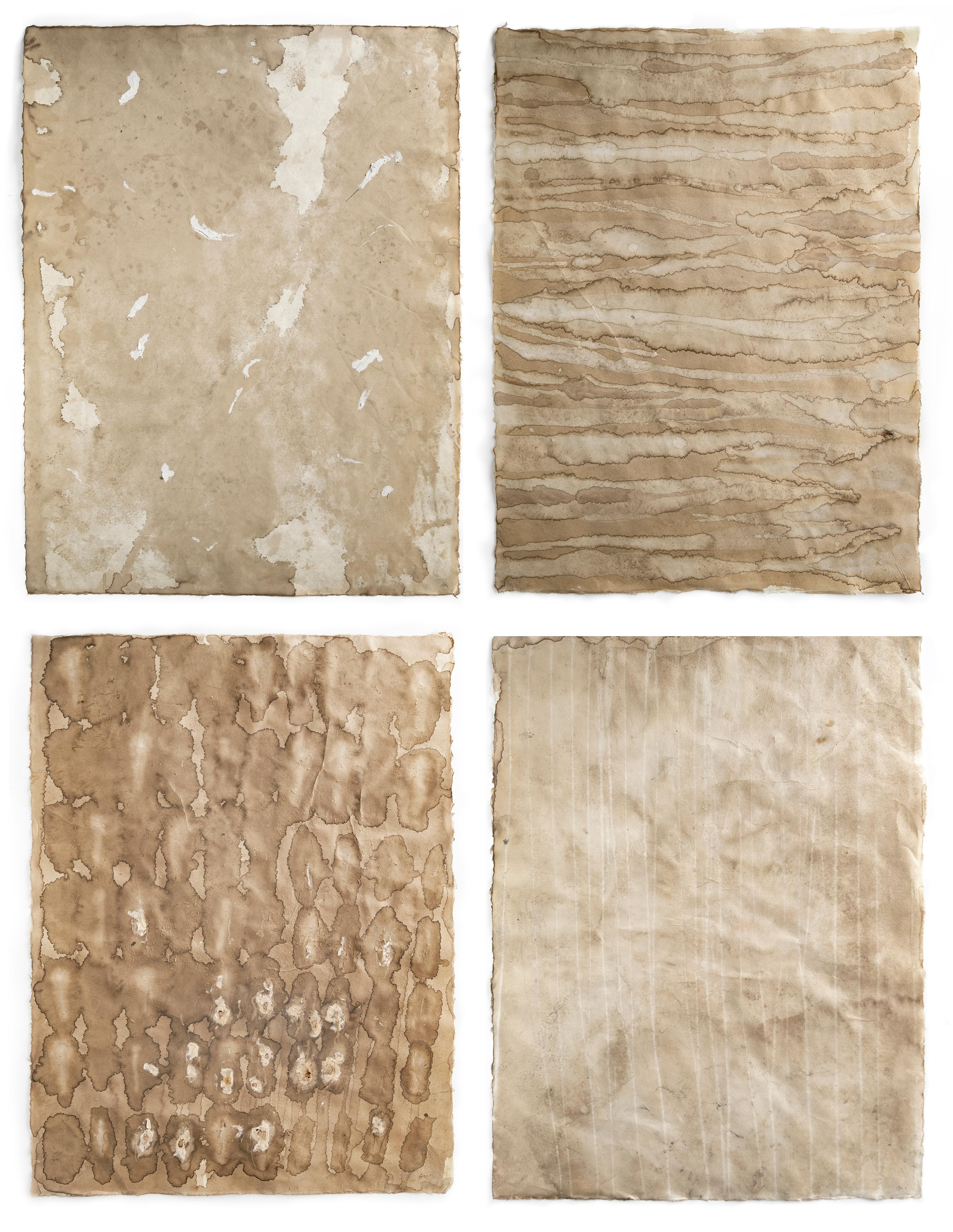 Polyptych from the Paper Series. Abstract painting
