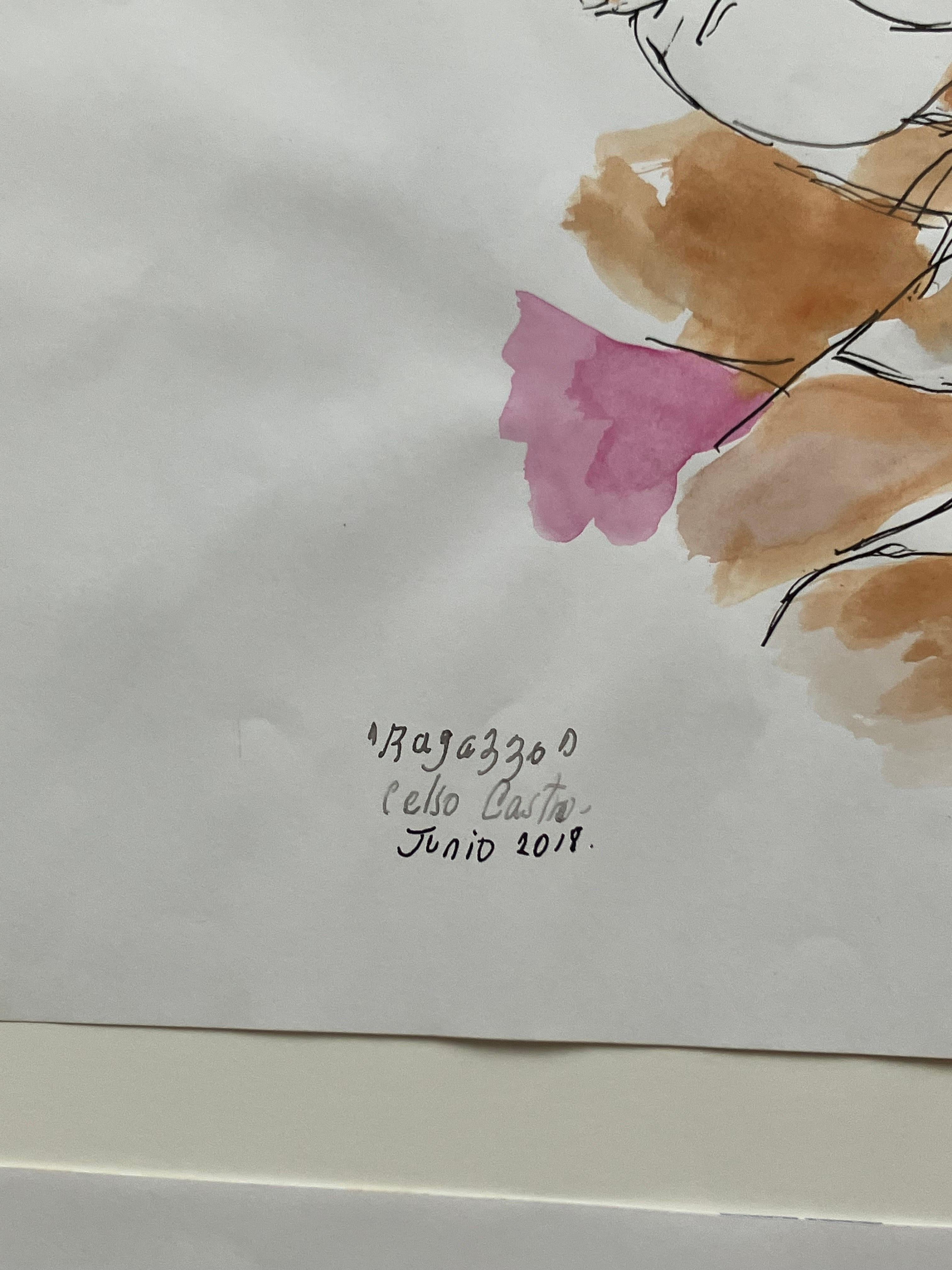 watercolor triptych
