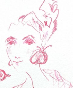 Elsa Schiaparelli, 2018,  Portrait. Color Pencil on Paper