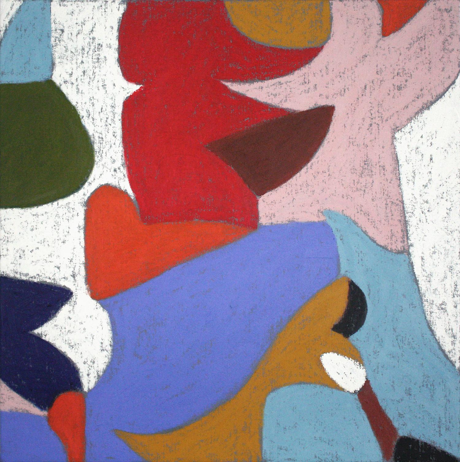 Abstract Painting di Alejandra Quintanilla - Senza titolo VIII, Pittura astratta ad olio e acrilico su tela unica nel suo genere