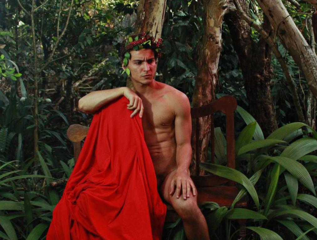 Self Portrait, Sans titre VIII. Série La Costilla Roja. Photographie couleur chair en vente 1