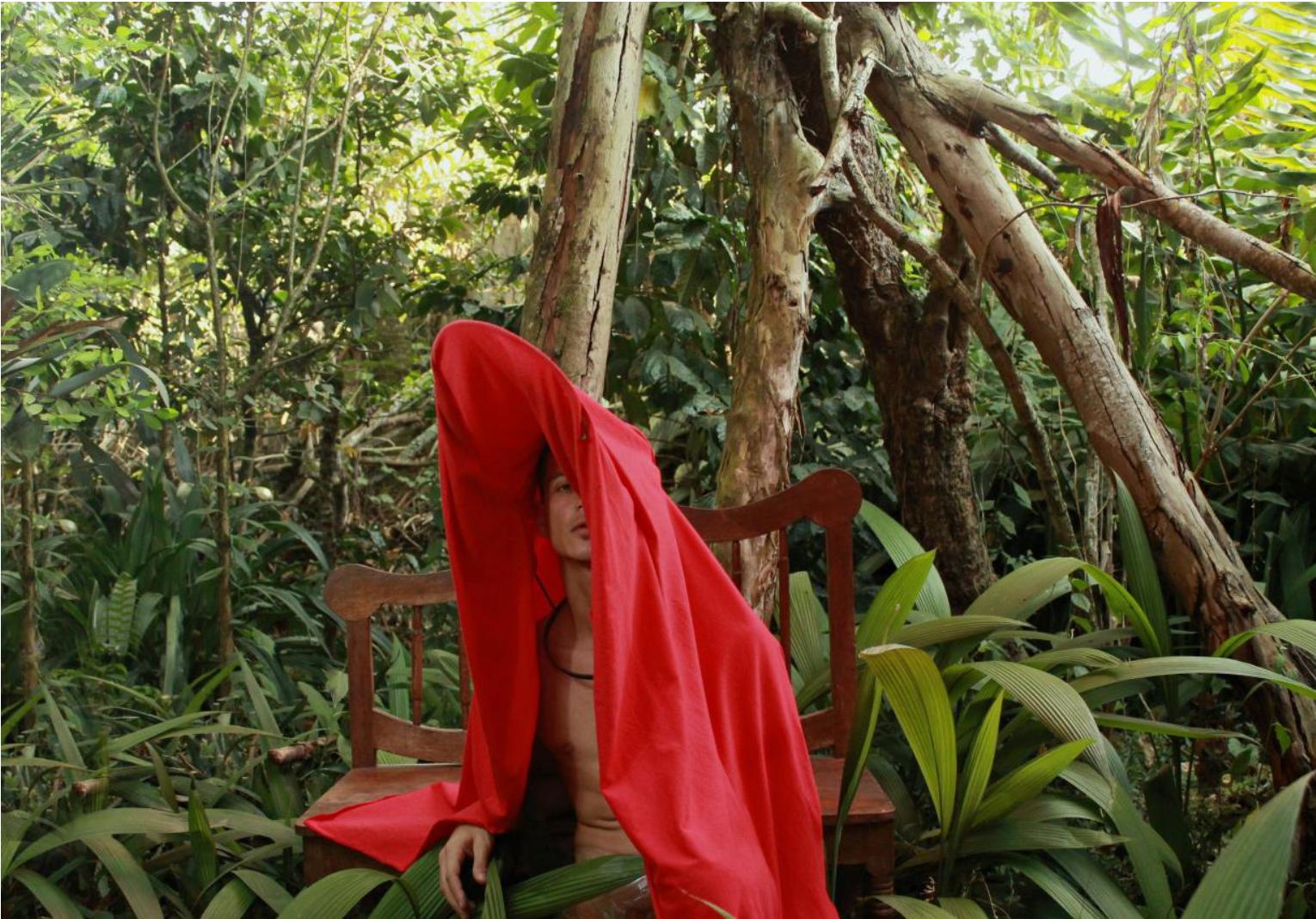 Jose Sierra Color Photograph - Self Portrait, Untitled IX. La Costilla Roja series. Limited edition photograph