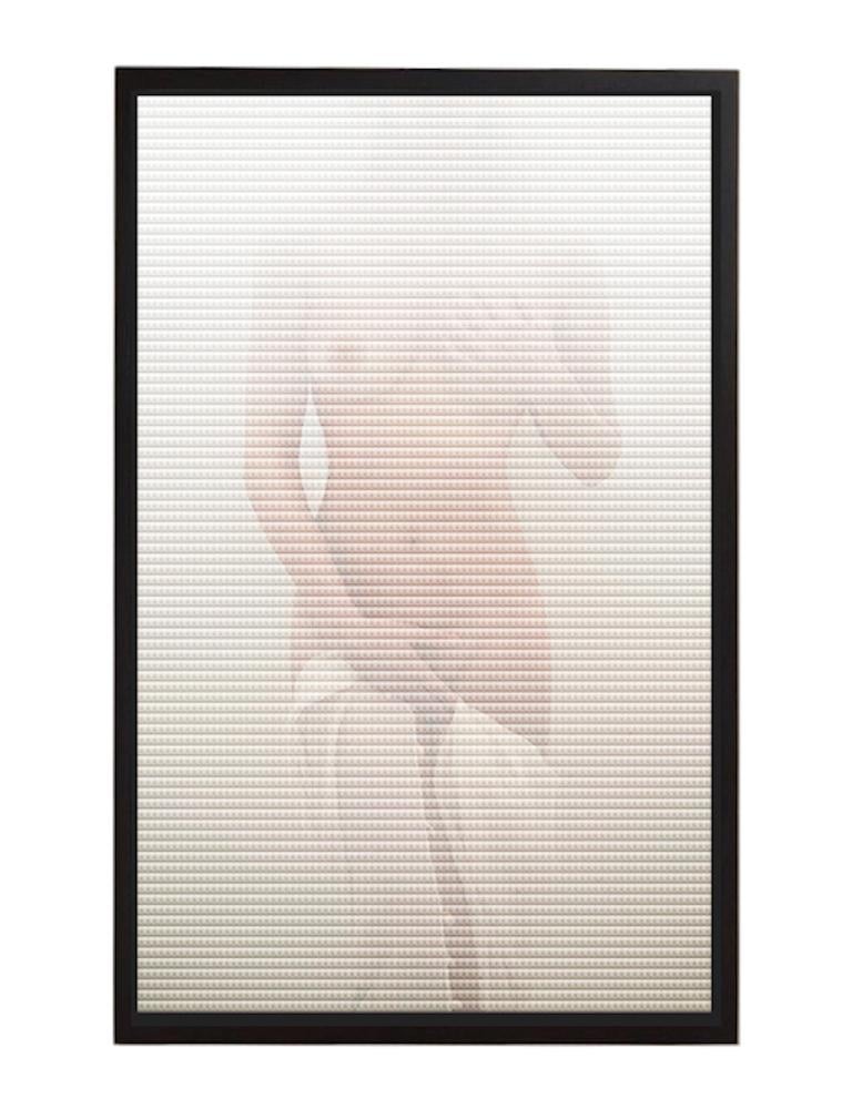 Koray Erkaya Color Photograph - TooLess 7482, 3D Nude. Color Limited edition color photograph. Framed Back Light